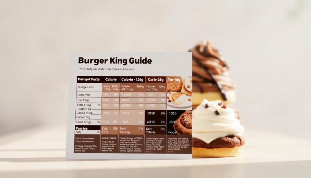 Burger King Dessert Nutrition Guide