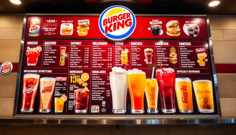 Burger King Drink Menu
