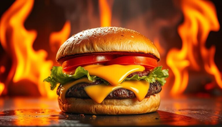 Burger King Fiery Menu