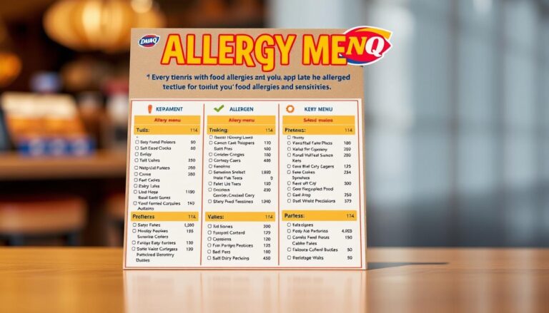 Dairy Queen Allergy Menu