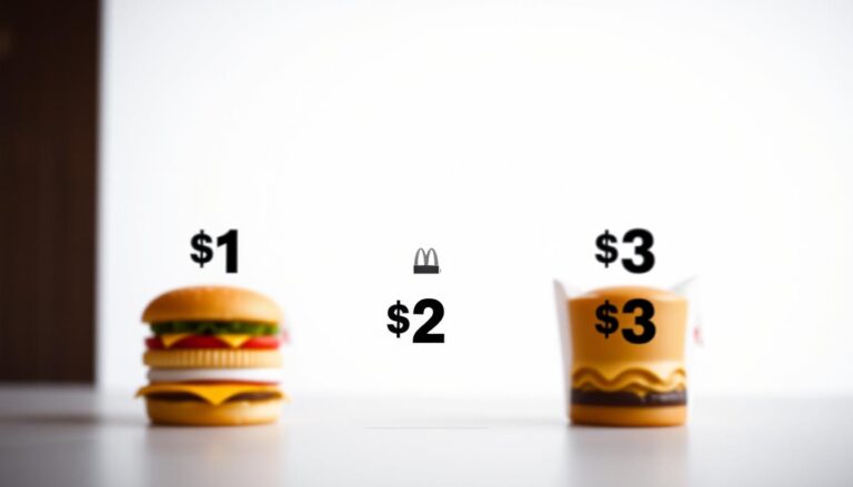 McDonald's $1 $2 $3 Menu with Prices