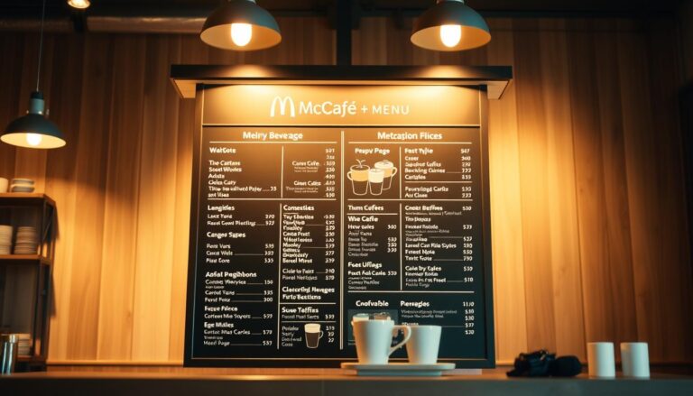 McDonald's Coffee Menu