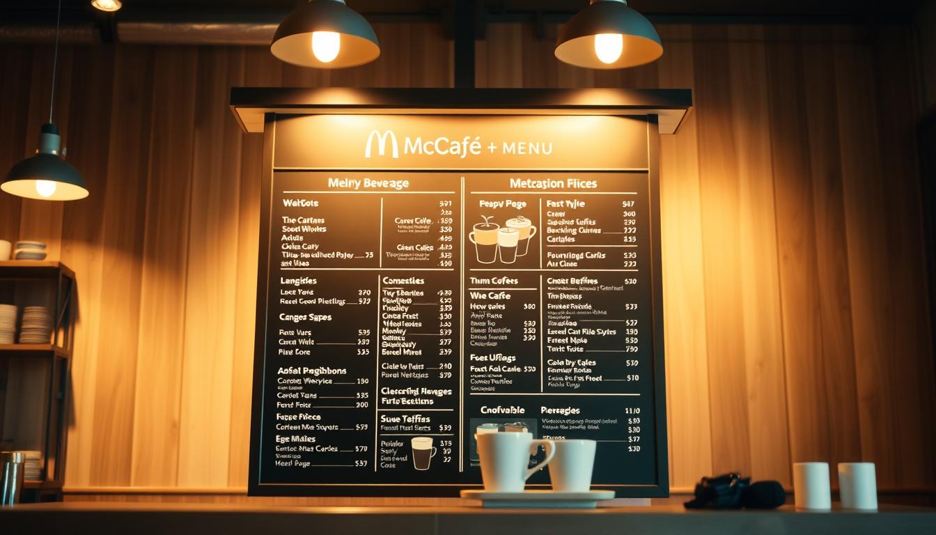 McDonald's Coffee Menu