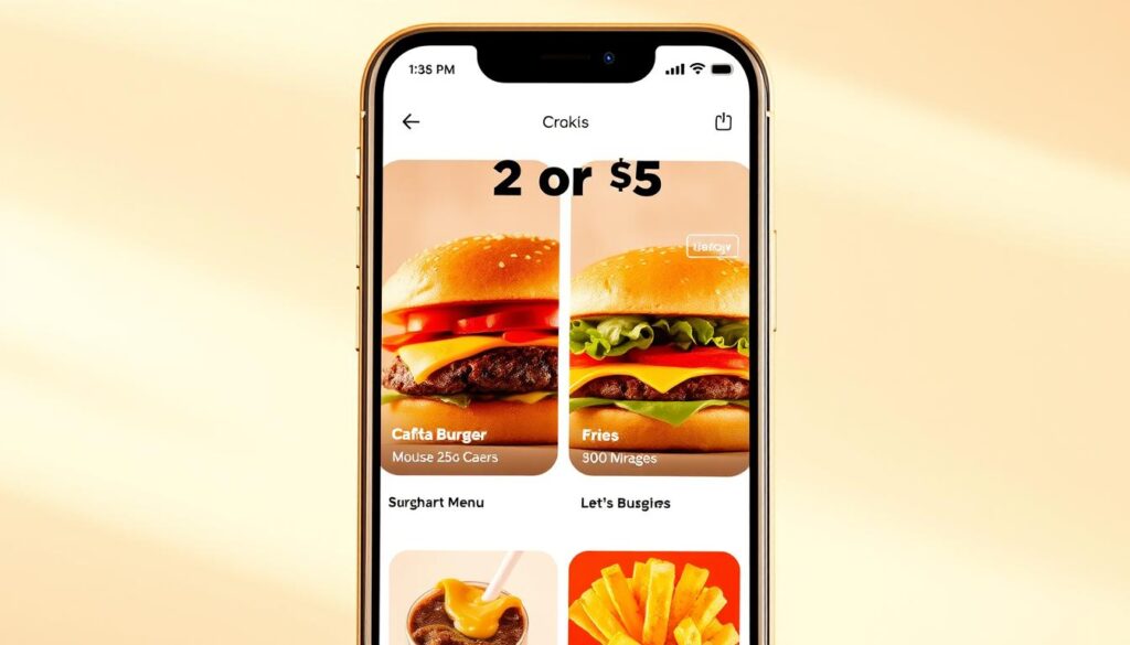McDonald's Mobile App 2 for $5 Menu Ordering