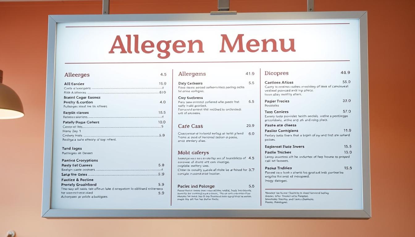 hardees allergen menu