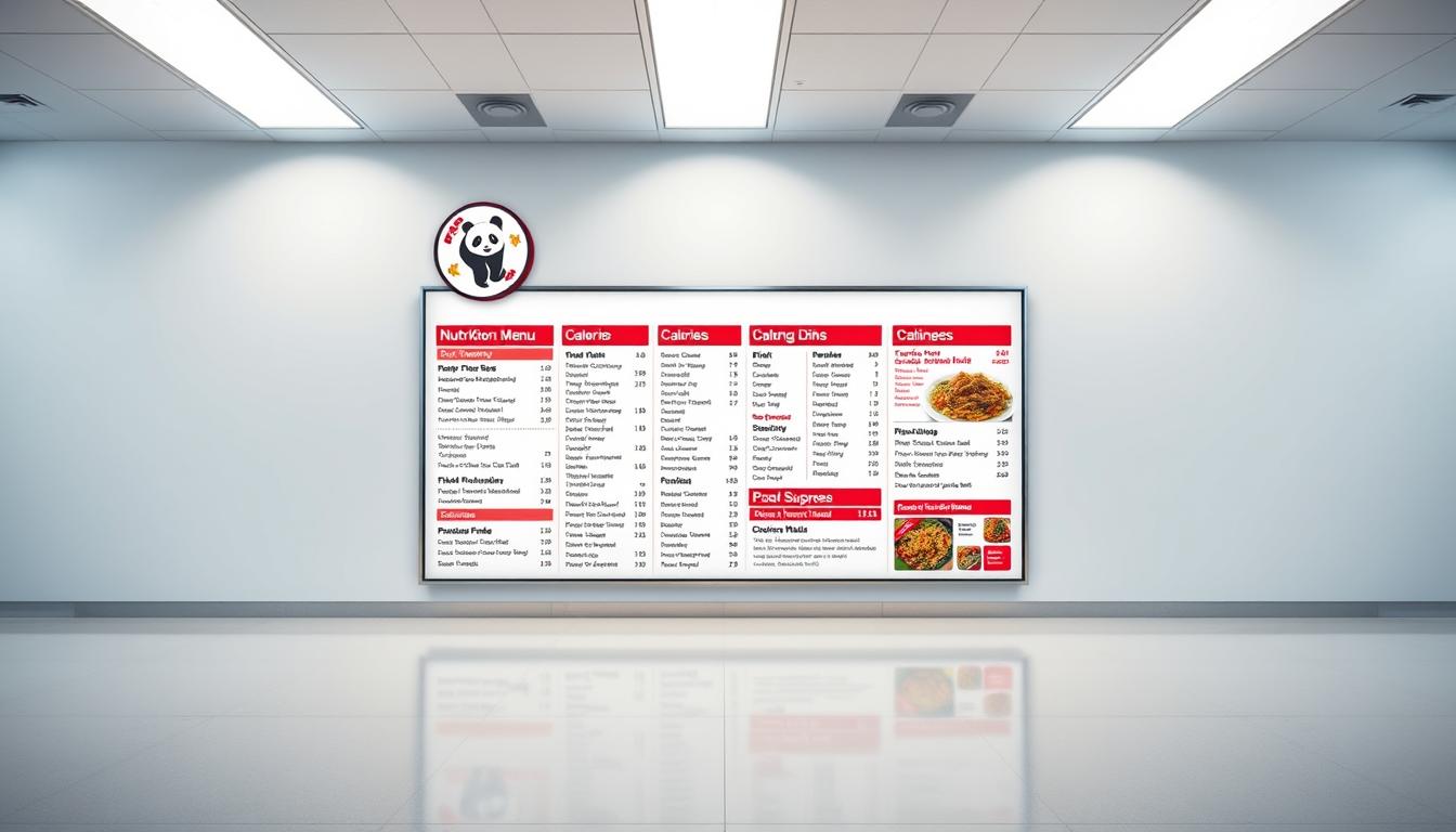 panda express calories menu