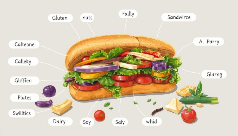 subway allergen menu
