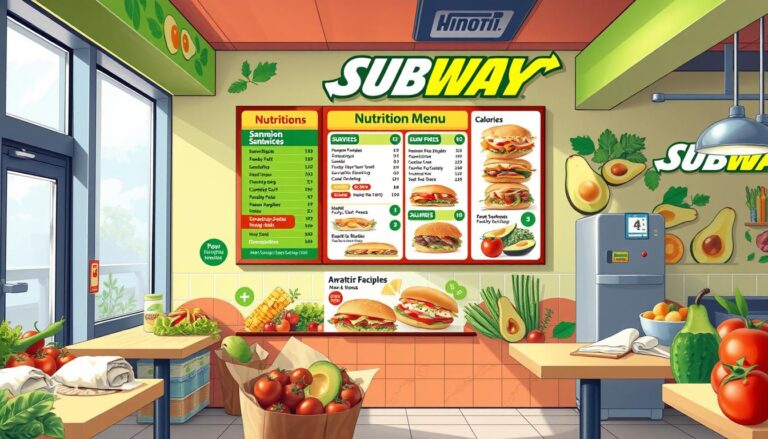 subway nutrition menu