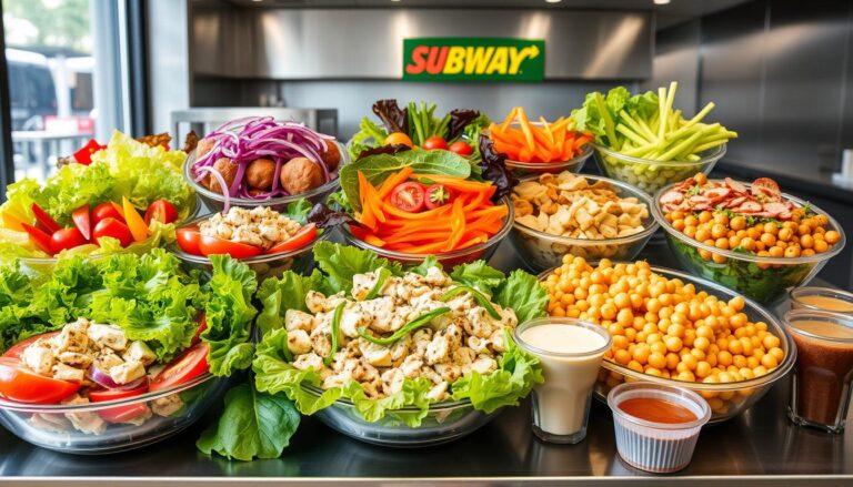 subway salad menu