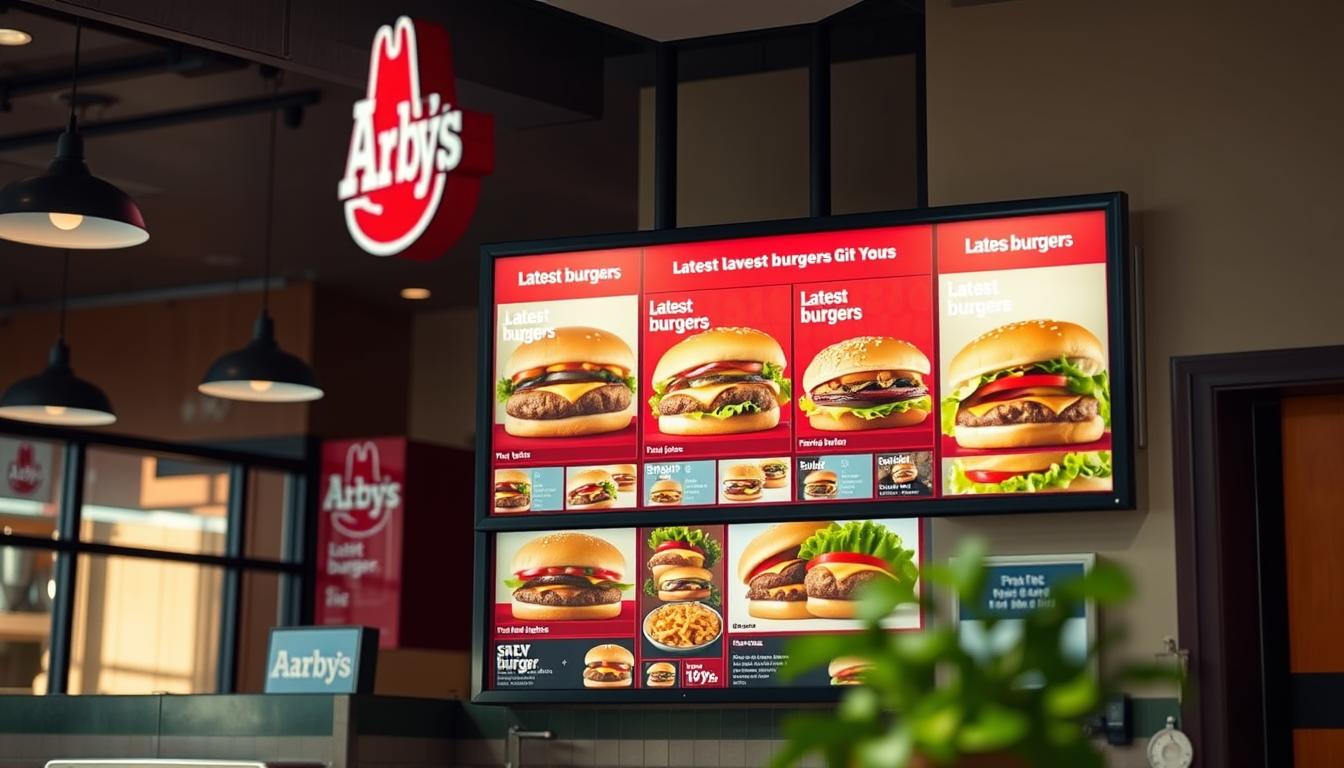 arby's burger menu