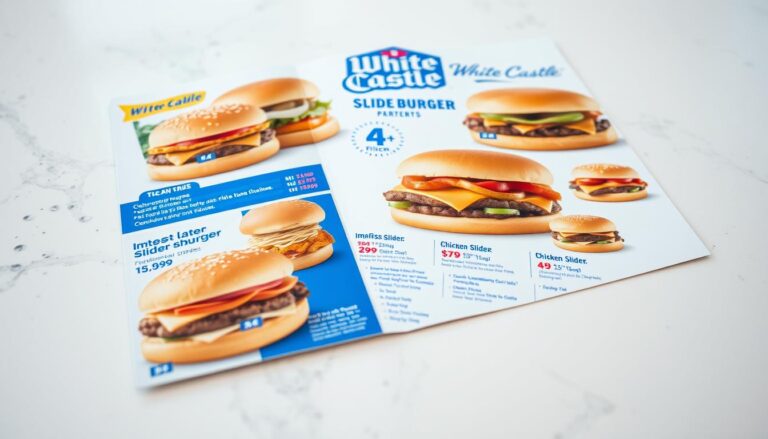 white castle burgers menu